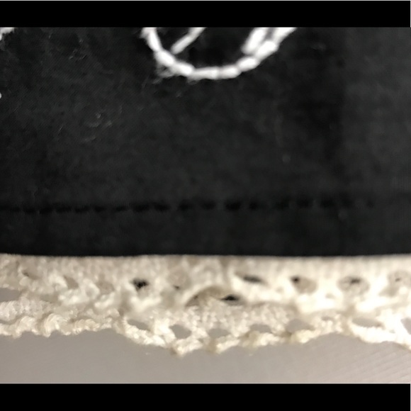 WHBM black cotton sundress strapless full skirt 8 - Picture 6 of 6